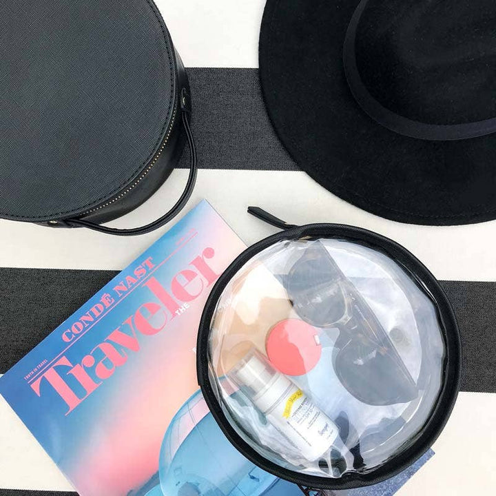 Nomad Round Travel Case-Preto Black