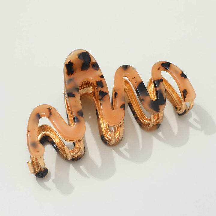 Willow | Large Squiggle Metal Claw Clip
