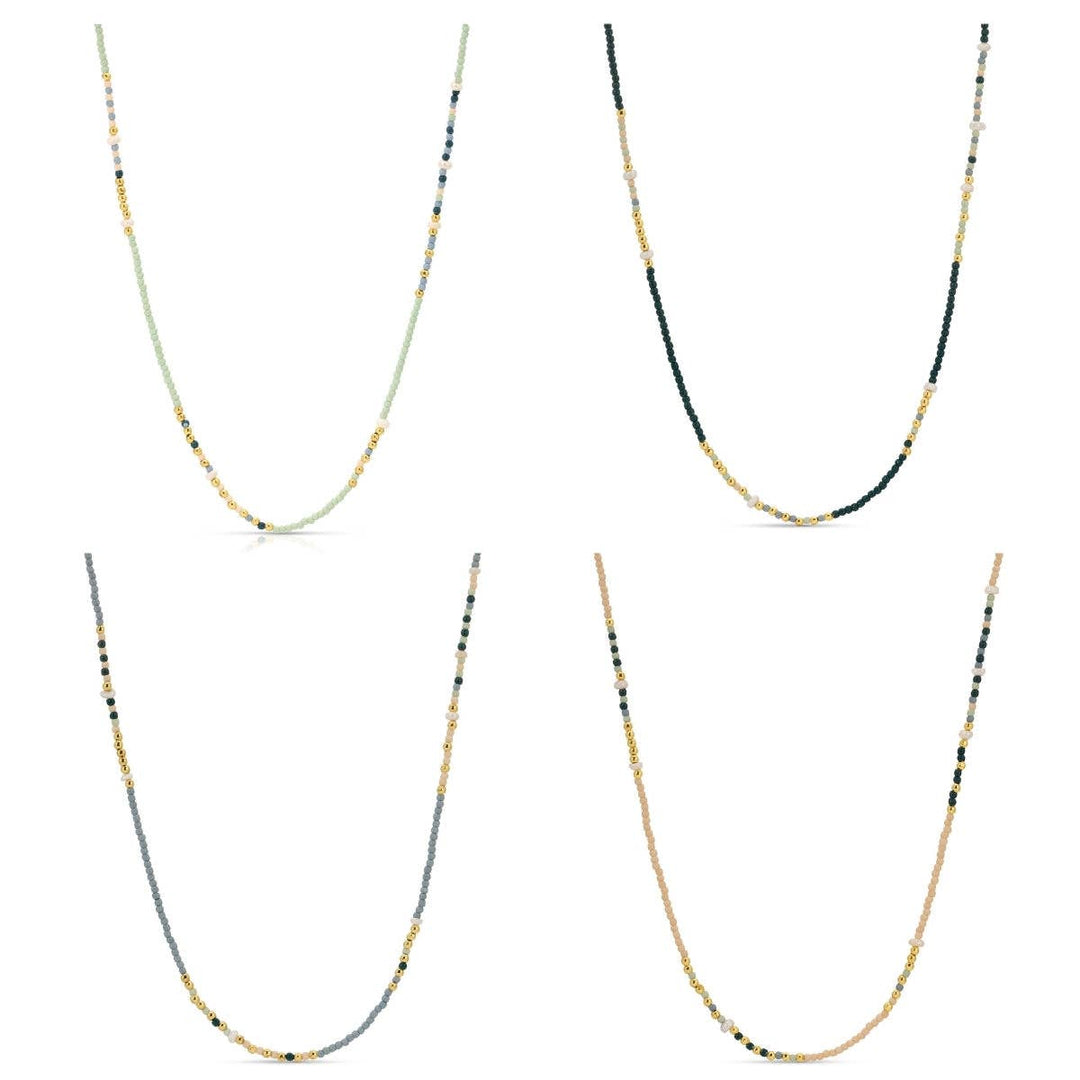 Assorted Seed Bead & Fresh Water Pearl Necklaces
