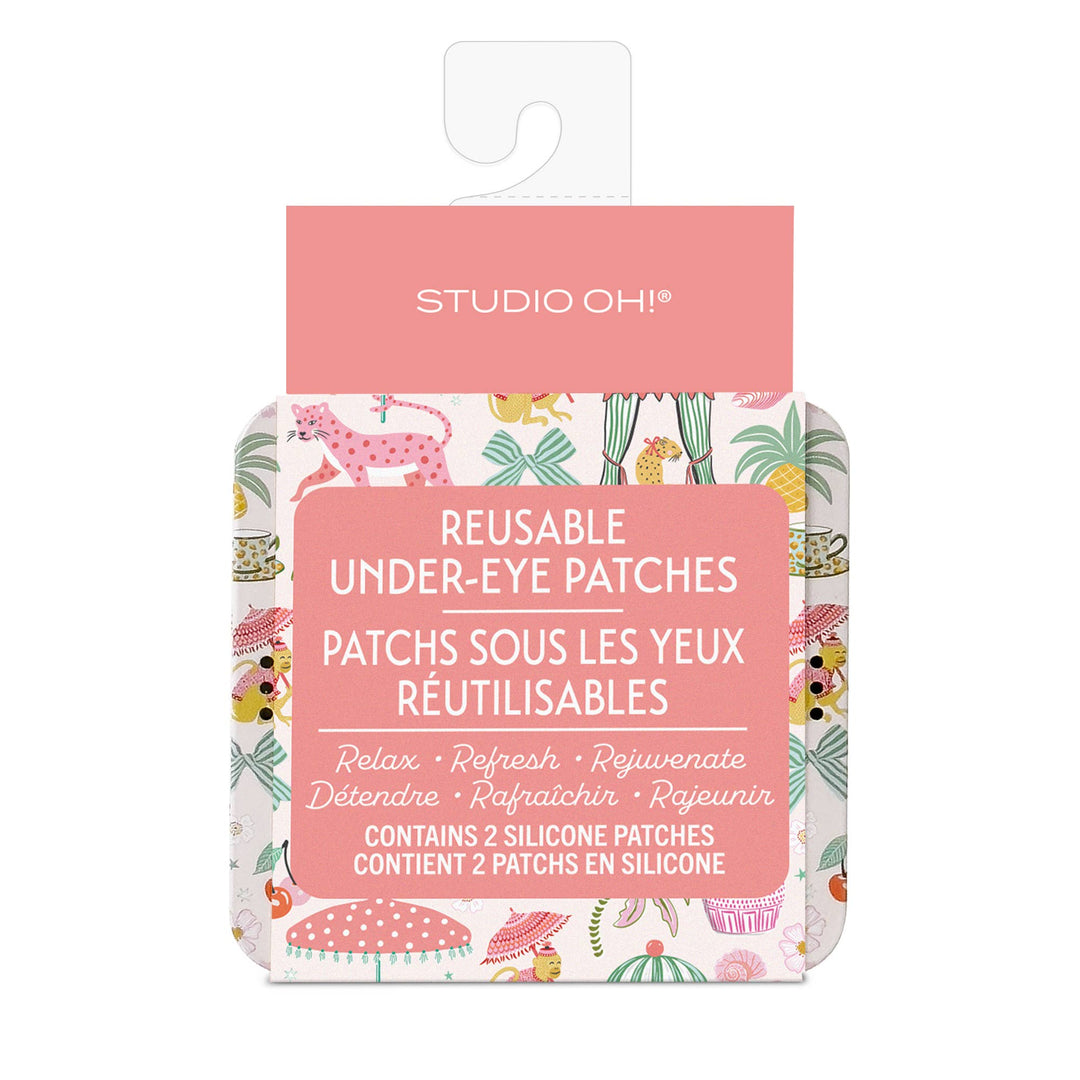 Reusable Under Eye Patches-Leopard on Parade