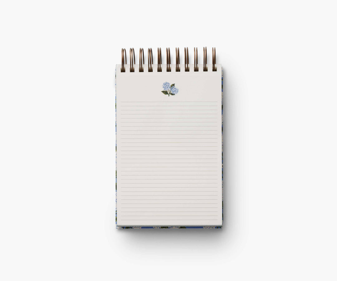 Hydrangea Desktop Spiral Notepad