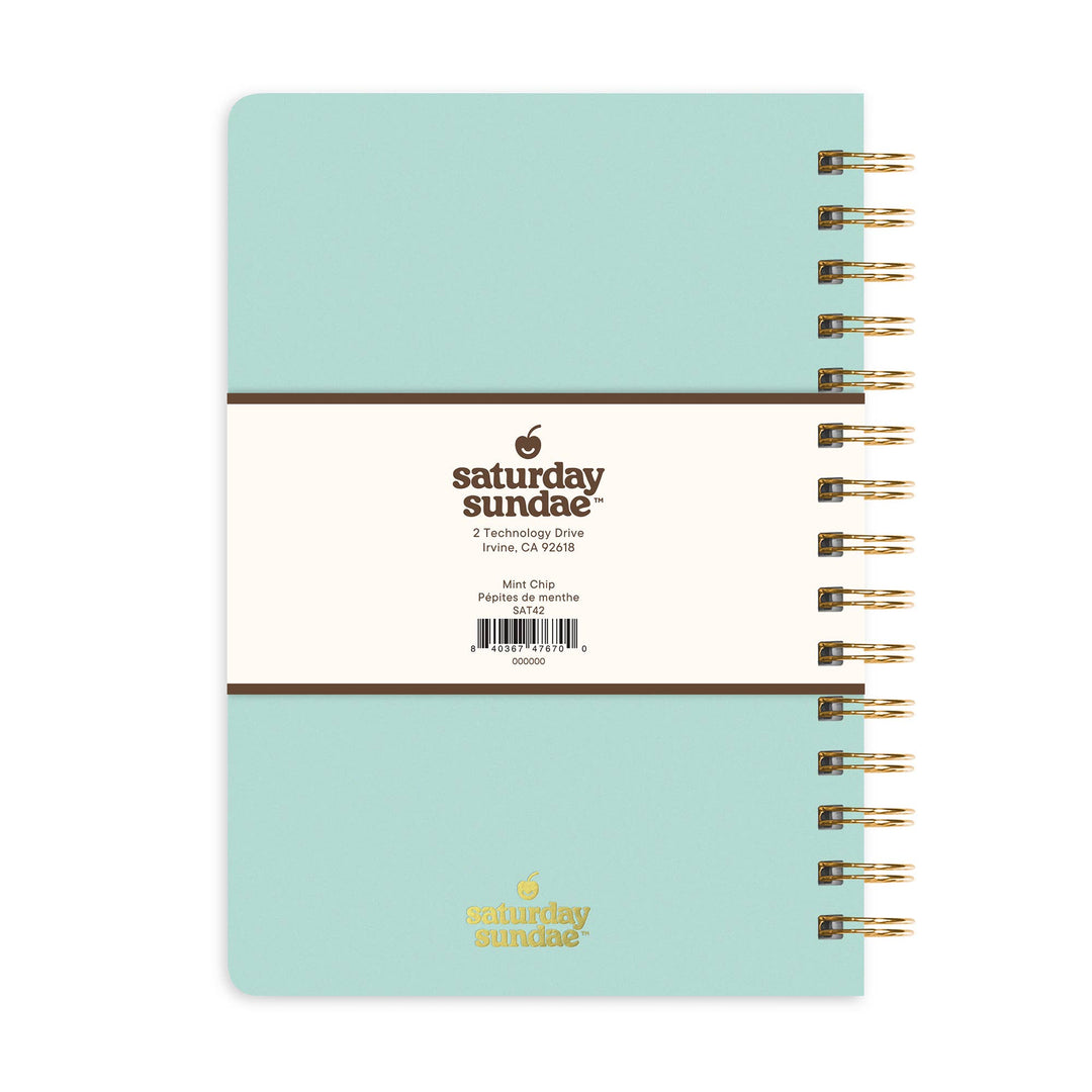 Spiral Notebook-Mint Chip A5 Mini Sprinkles