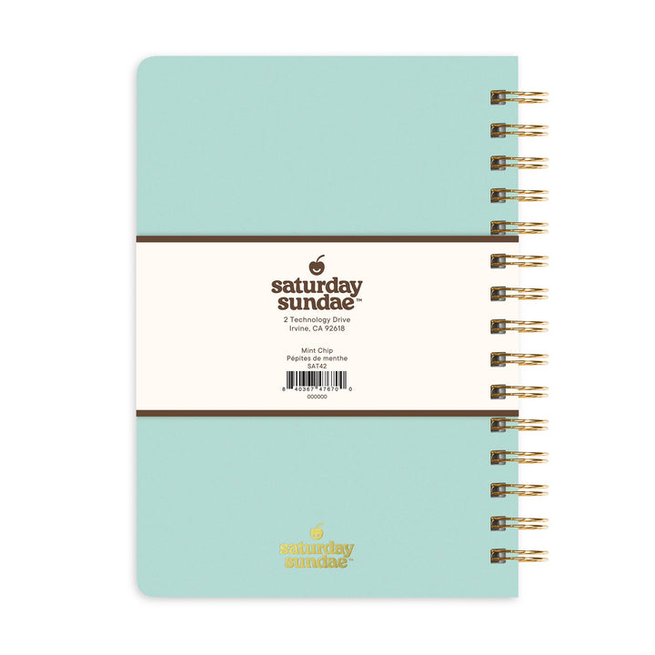 Spiral Notebook-Mint Chip A5 Mini Sprinkles