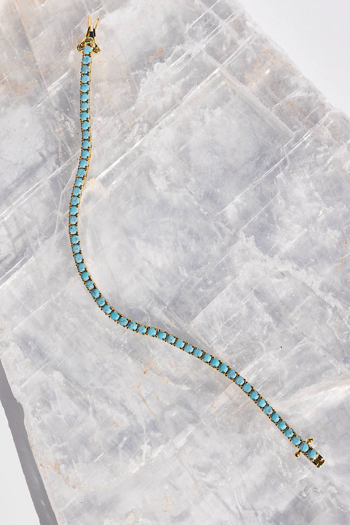 Tennis Bracelet-Turquoise