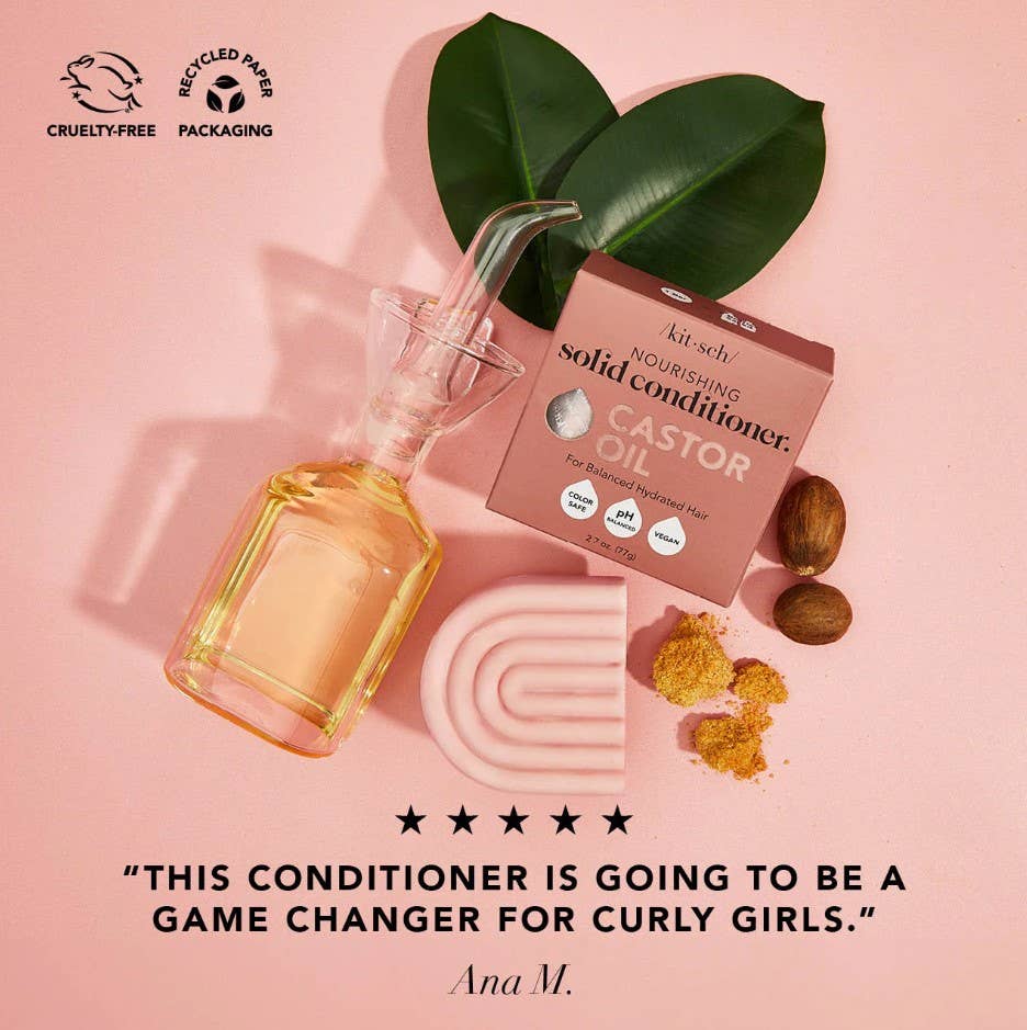 Solid Conditioner Bar-Castor Oil Nourishing Conditioner Bar