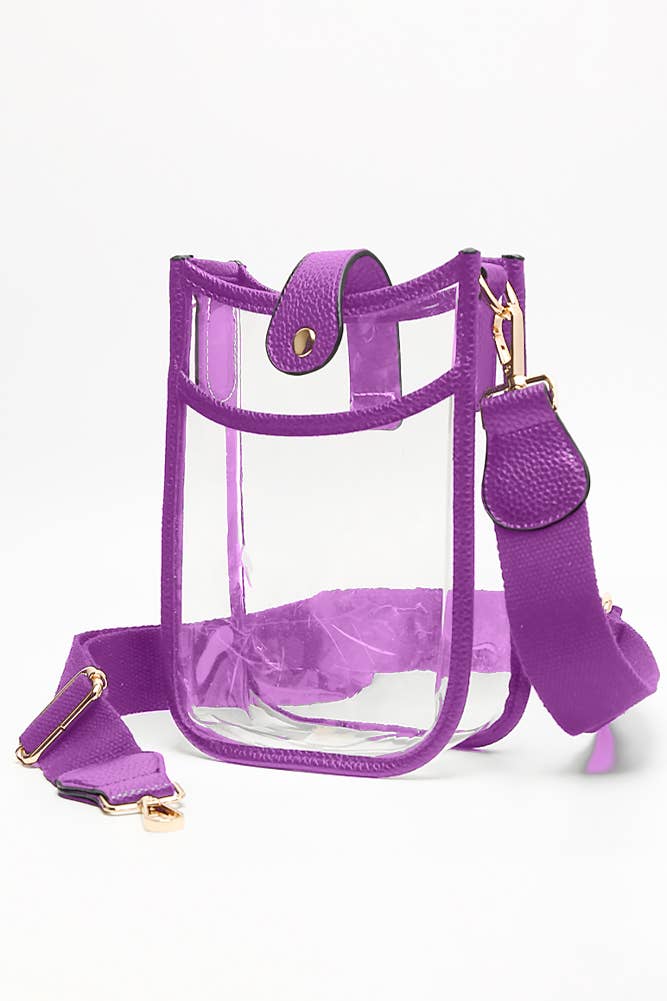 Clear Stadium Crossbody Mini Bag