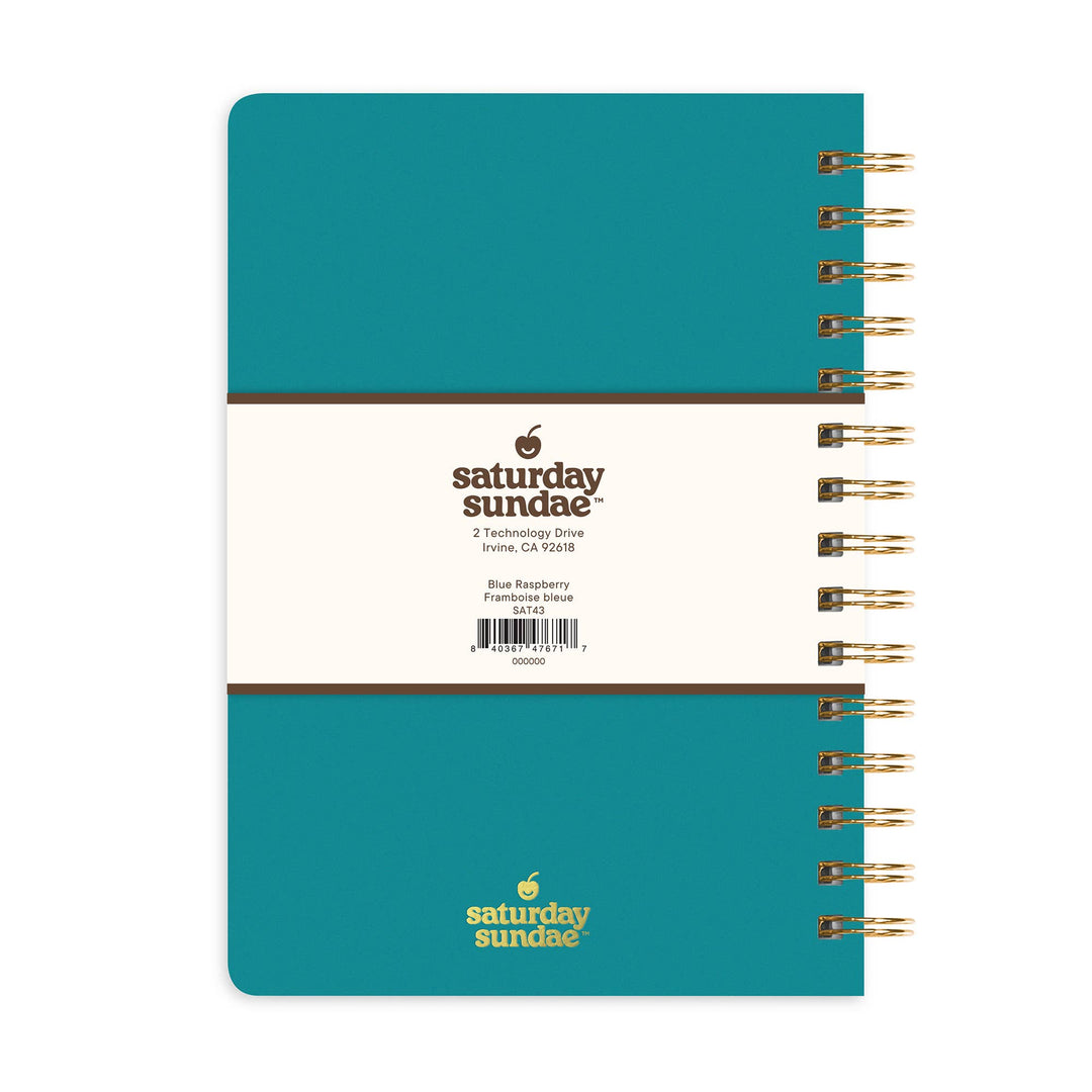 Spiral Notebook-Blue Raspberry A5 Mini Sprinkles