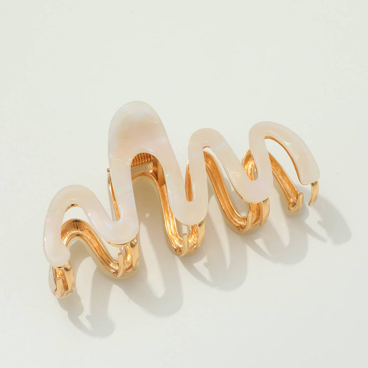 Willow | Large Squiggle Metal Claw Clip