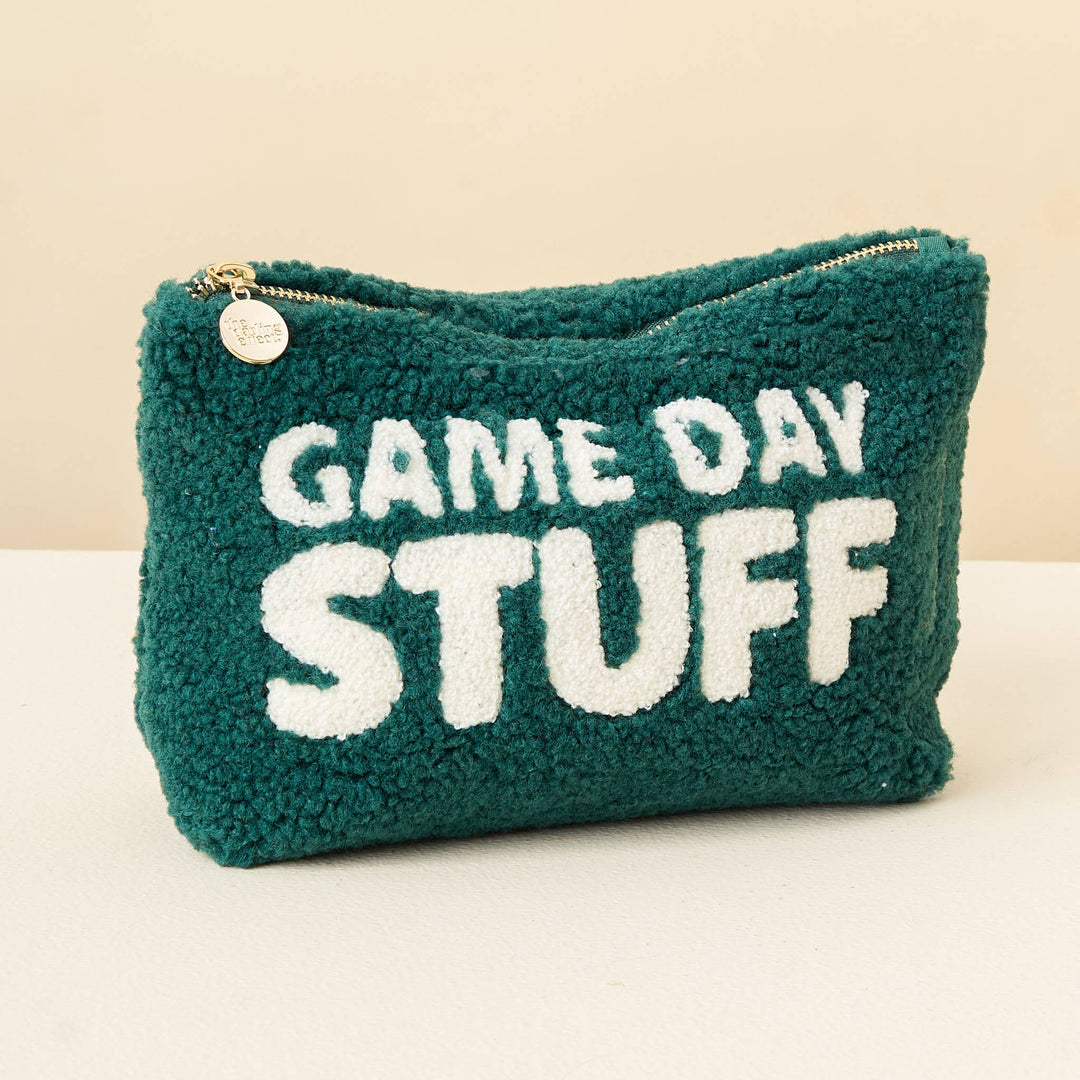 Teddy Pouch-Gameday Stuff: Red