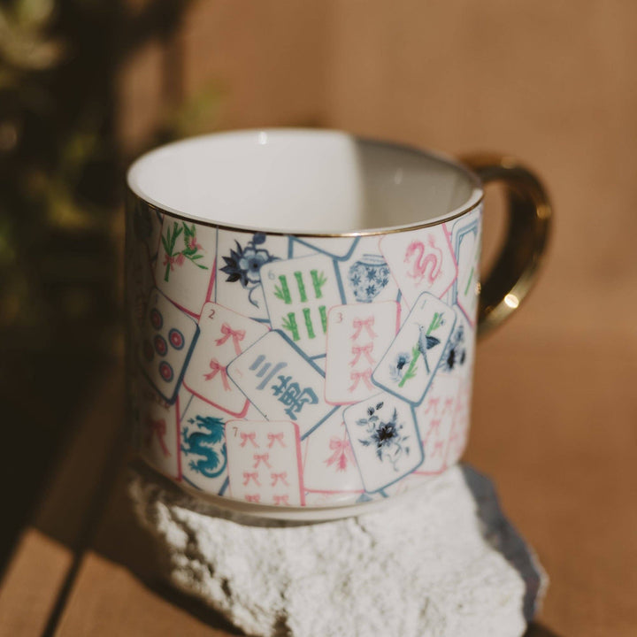Coffee Mug-Mahjong Tiles