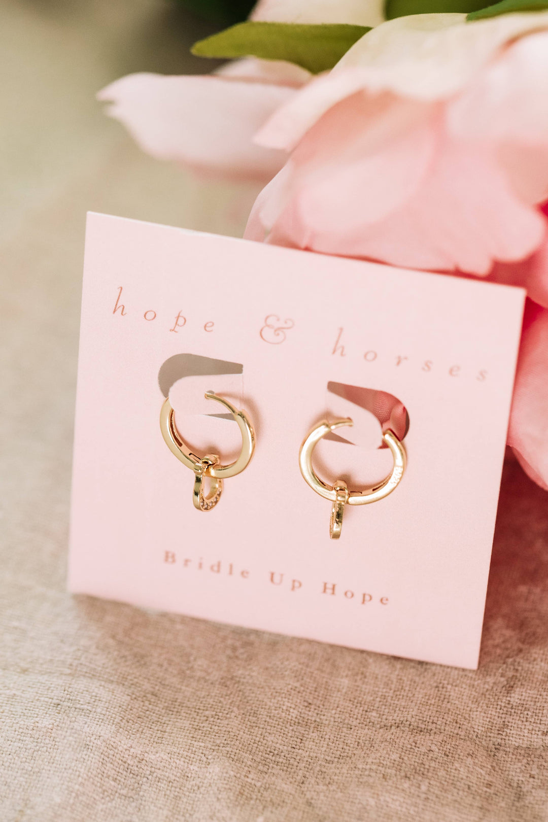 Horseshoe Huggie Earrings