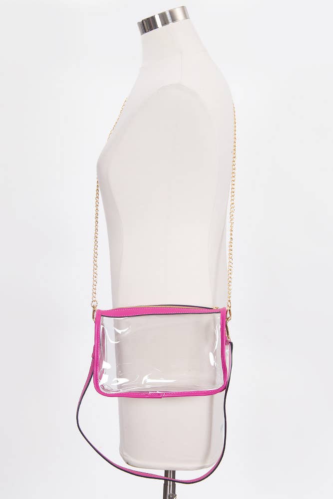 Clear Rectangle Stadium Concert Crossbody Bag