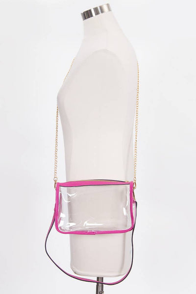 Clear Rectangle Stadium Concert Crossbody Bag