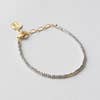 B1076SHMETALLICG Bracelet- Petite Crystal-Shiny Metallic