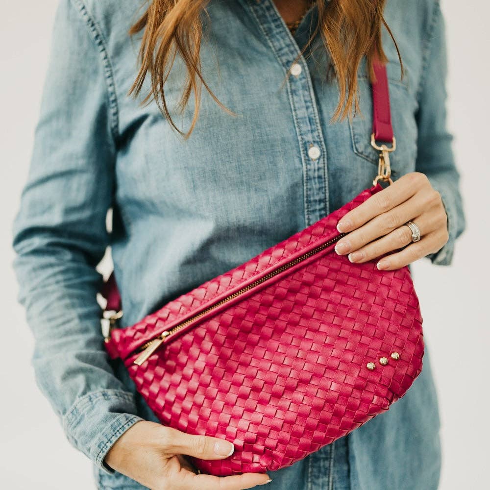 Bum Bag-Westlyn Woven Leather