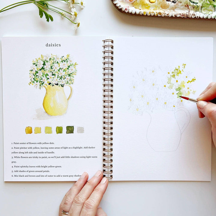 Watercolor Workbook-Flowers
