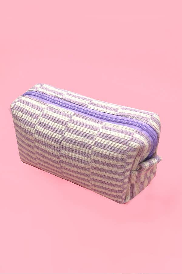 Cosmetic Pouch-Checker Makeup