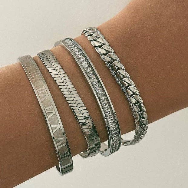 Bracelet-Slick Herringbone Chain