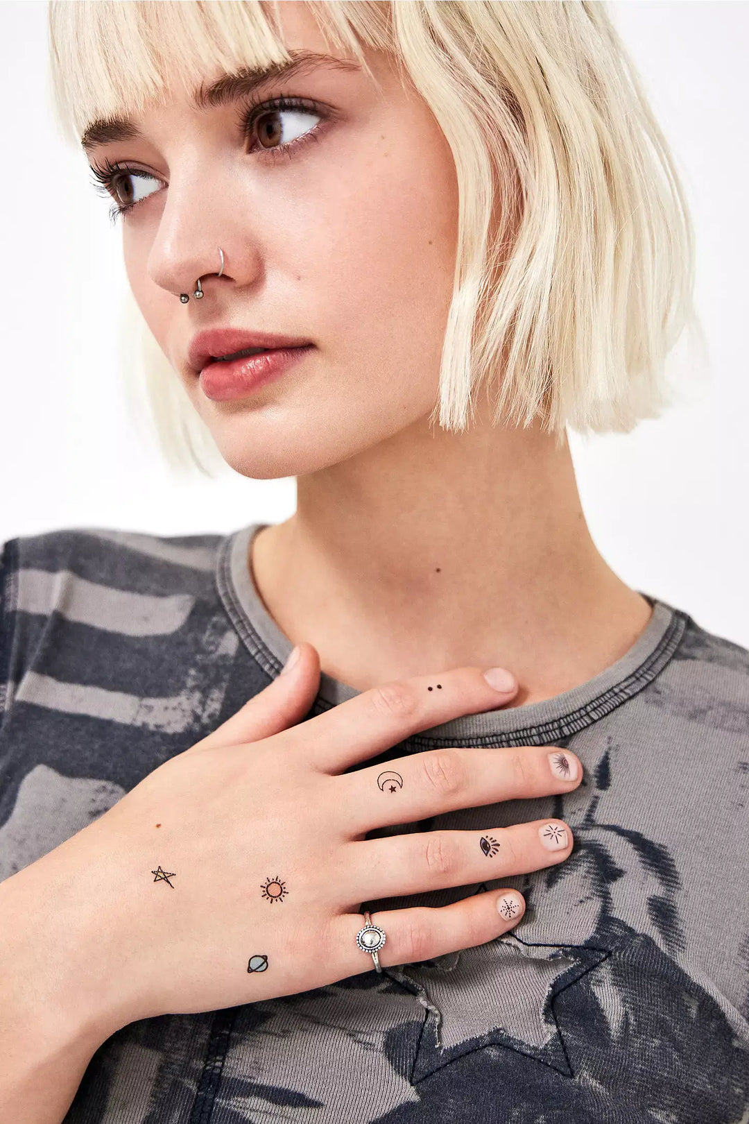 Stellar Nail Art Temporary Tattoo Pack