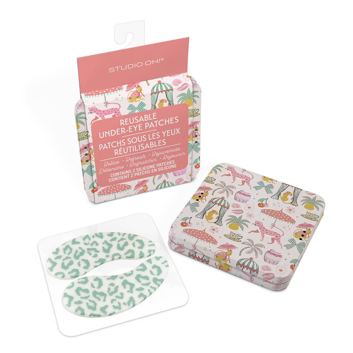 Reusable Under Eye Patches-Leopard on Parade
