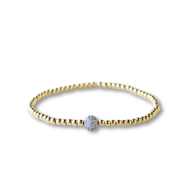 Layering Gold Stretch Bracelets-Assorted