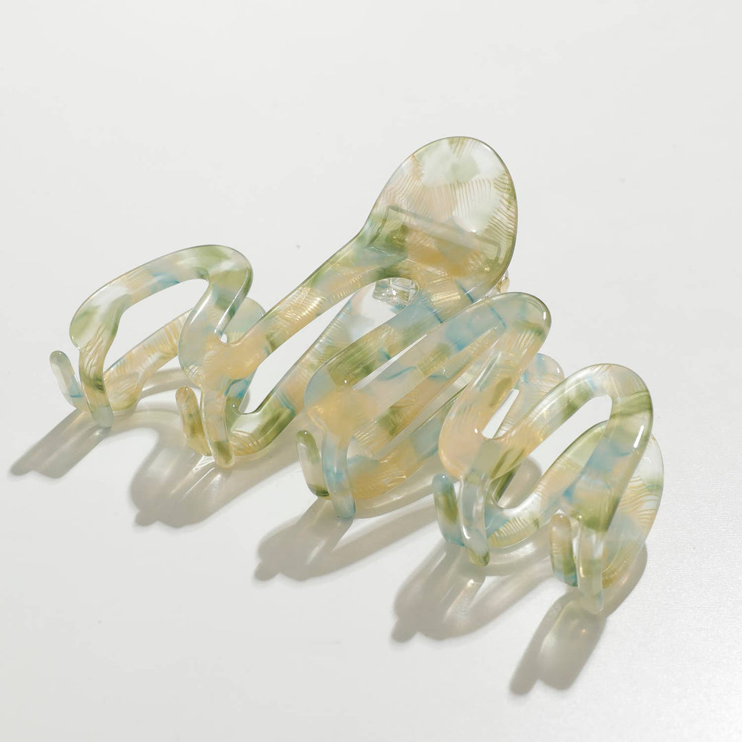 Willow Garden | Large Squiggle Claw Clip