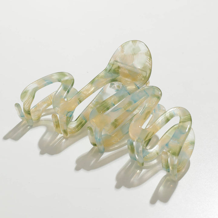 Willow Garden | Large Squiggle Claw Clip