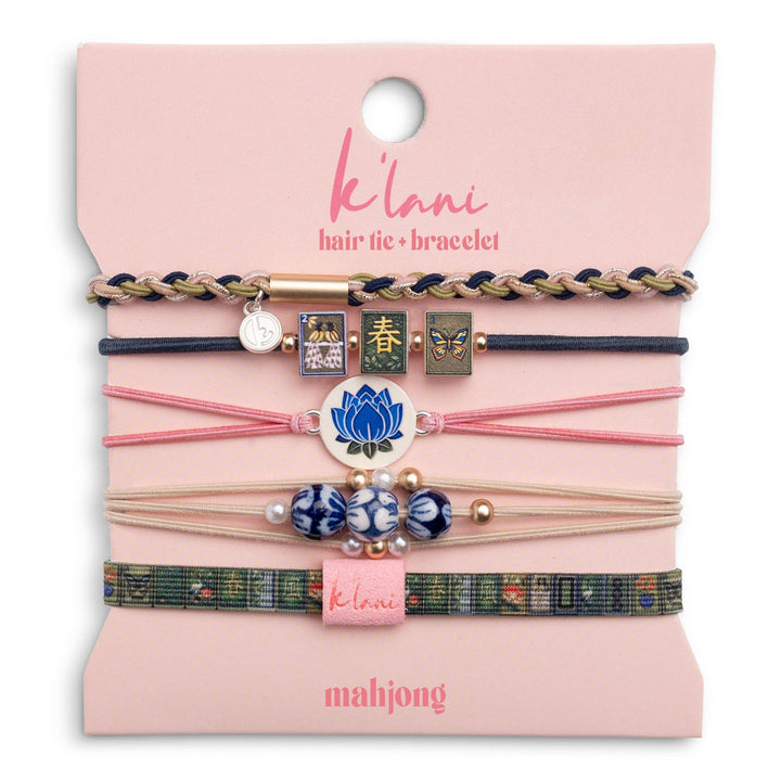 Hair Tie Bracelets-Mahjong