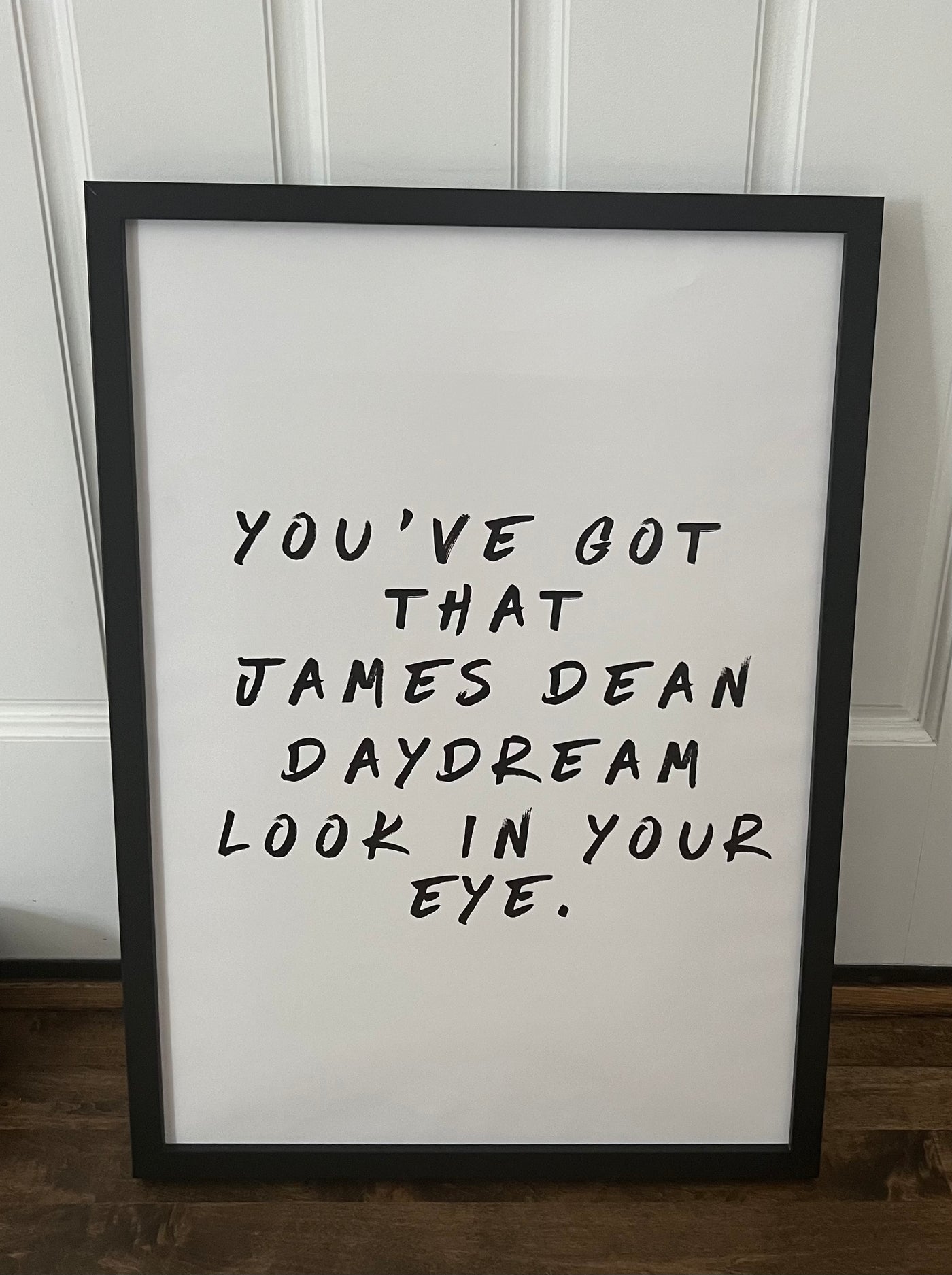 James Dean Daydream Taylor Swift Lyrics Print