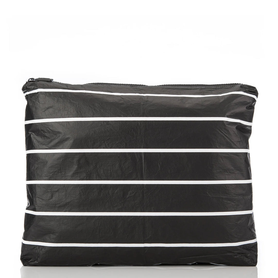 Pinstripe White On Black