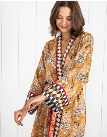 Printfresh Long Robe-Cotton
