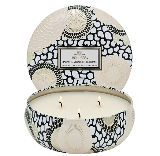 Japonica 3 Wick Tin Candle 12oz
