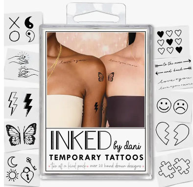 Assorted Temporary Tattoo Pack