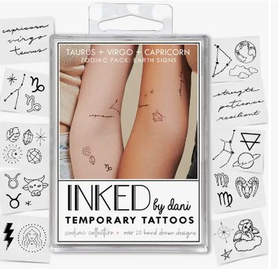 Assorted Temporary Tattoo Pack