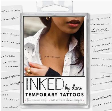 Assorted Temporary Tattoo Pack