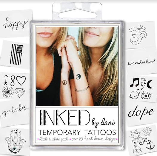 Assorted Temporary Tattoo Pack