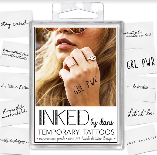 Assorted Temporary Tattoo Pack