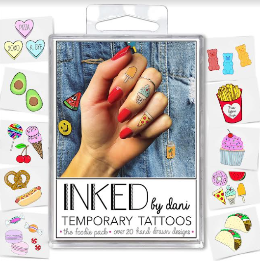 Assorted Temporary Tattoo Pack