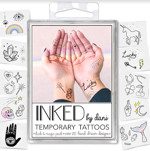 Assorted Temporary Tattoo Pack