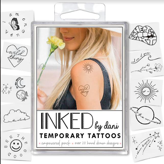 Assorted Temporary Tattoo Pack