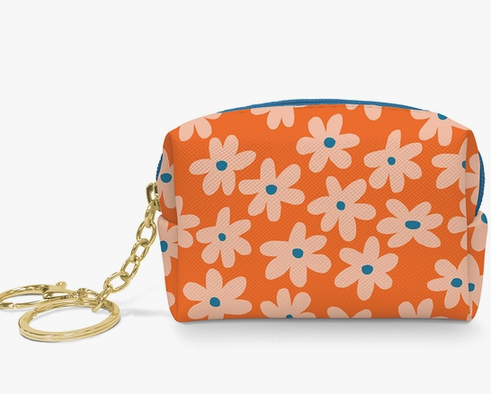 Key Chain Pouch-Forget Me Knot
