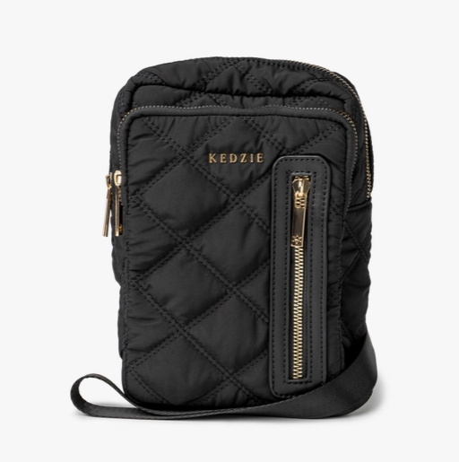 Kedzie Cloud 9 Collection Quilted Crossbody Open Stock