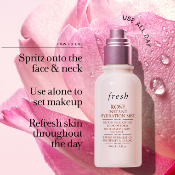Rose Collection-Instant Hydration Mist 3.4oz