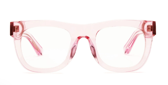 Caddis D28 Reading Glasses-Clear Polished Pink