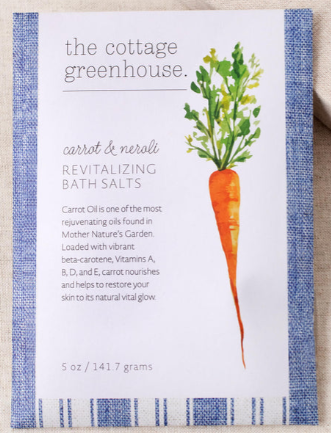 Revitalizing Bath Salts Cottage Greenhouse-Single Serve