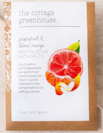 Revitalizing Bath Salts Cottage Greenhouse-Single Serve