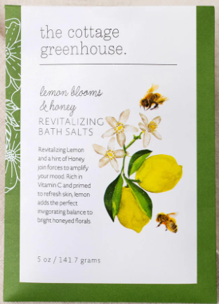 Revitalizing Bath Salts Cottage Greenhouse-Single Serve
