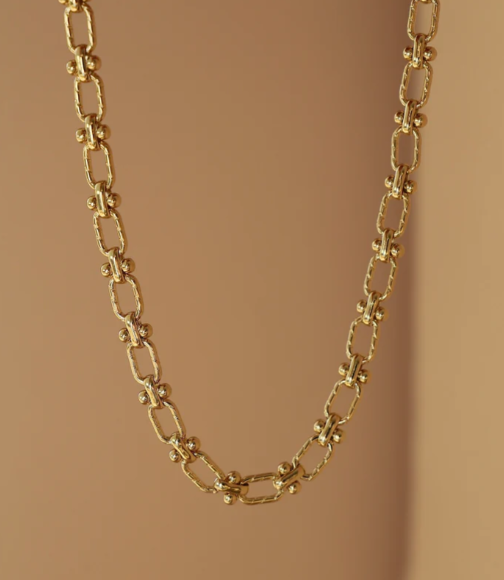 CN1595G Gold Necklace-Florence Chain