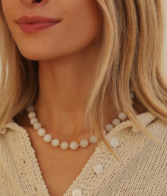 KWJ0780 Necklace-Moonstone