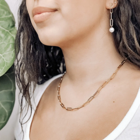 Earrings-Gold Island